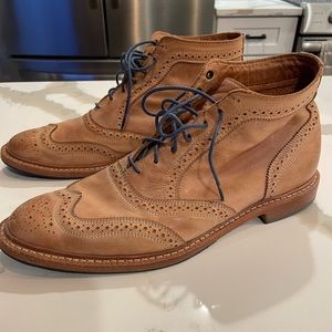 Allen Edmonds Men’s “Cronmok” tan leather boots, 10.5 D.